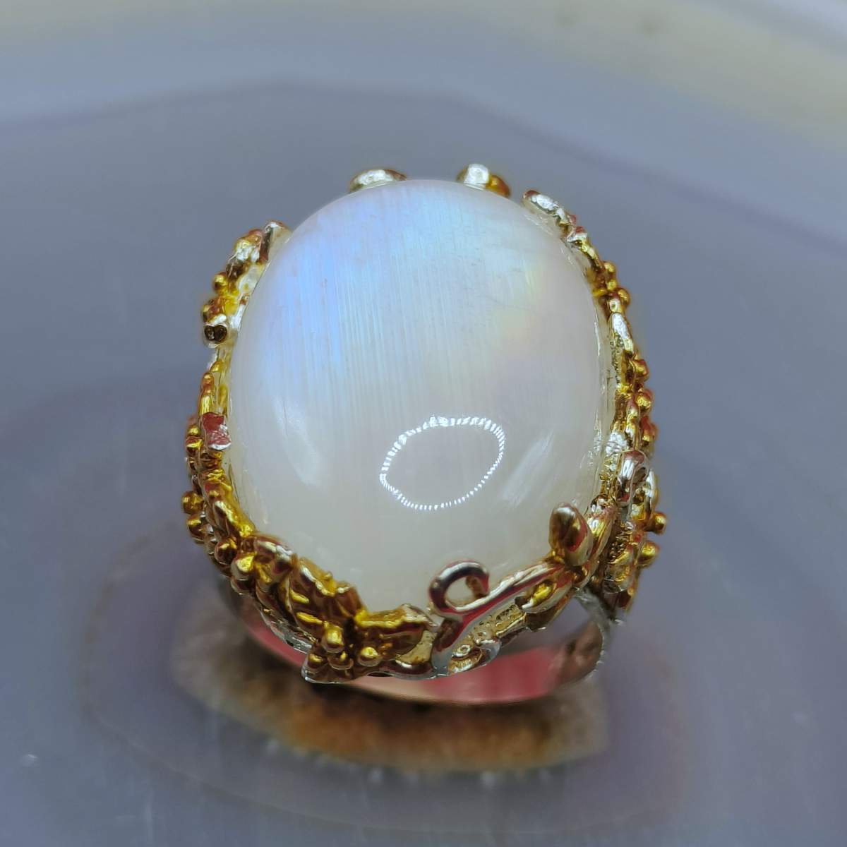 Адуляр/ Місячний/ каблучка р.17,5 012000