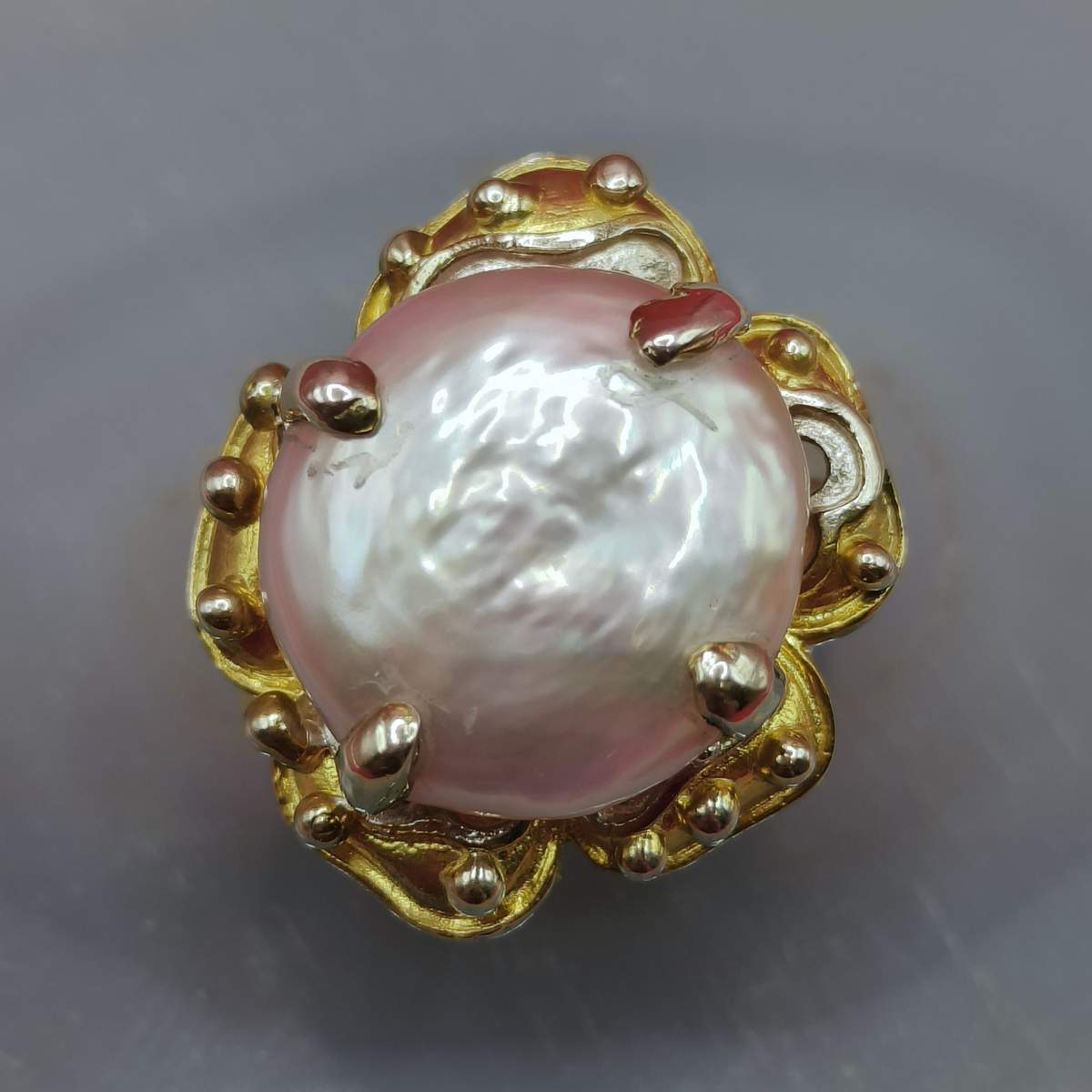 Барочна Перлина каблучка /р.17/ 09000