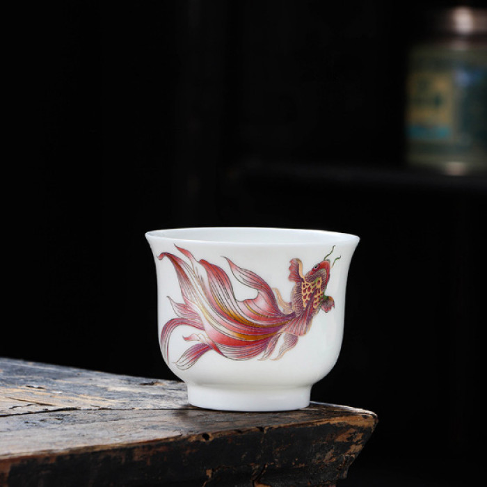 Чабей «Червона риба» кераміка 120мл 0200