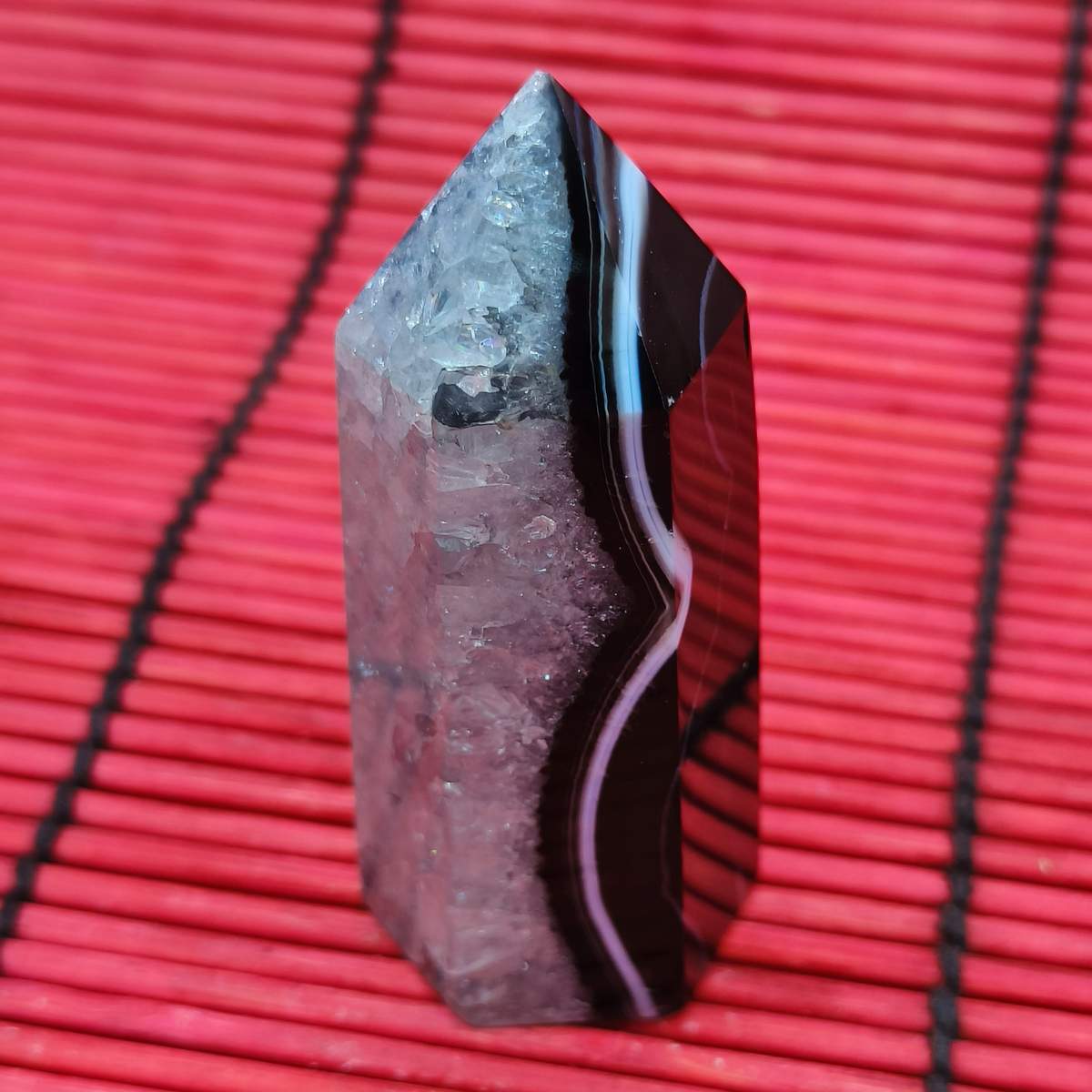 Стела Агат Чорний 6,5см 0800