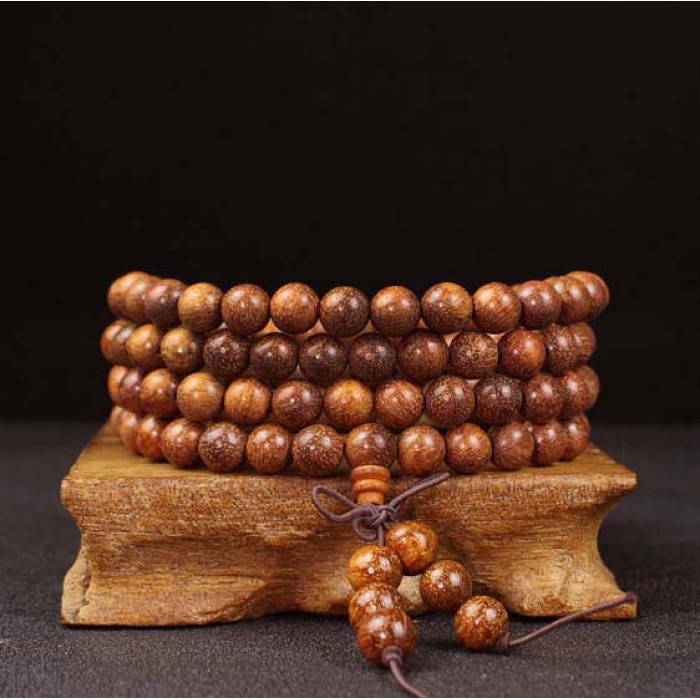 Чотки з дерева Бірманський Палісандр 108 нам.8мм 260/0200