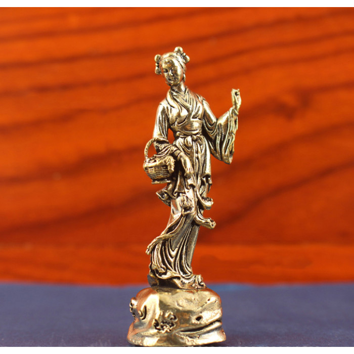 Статуетка «Квіткова Фея» дрібна бронза 0400