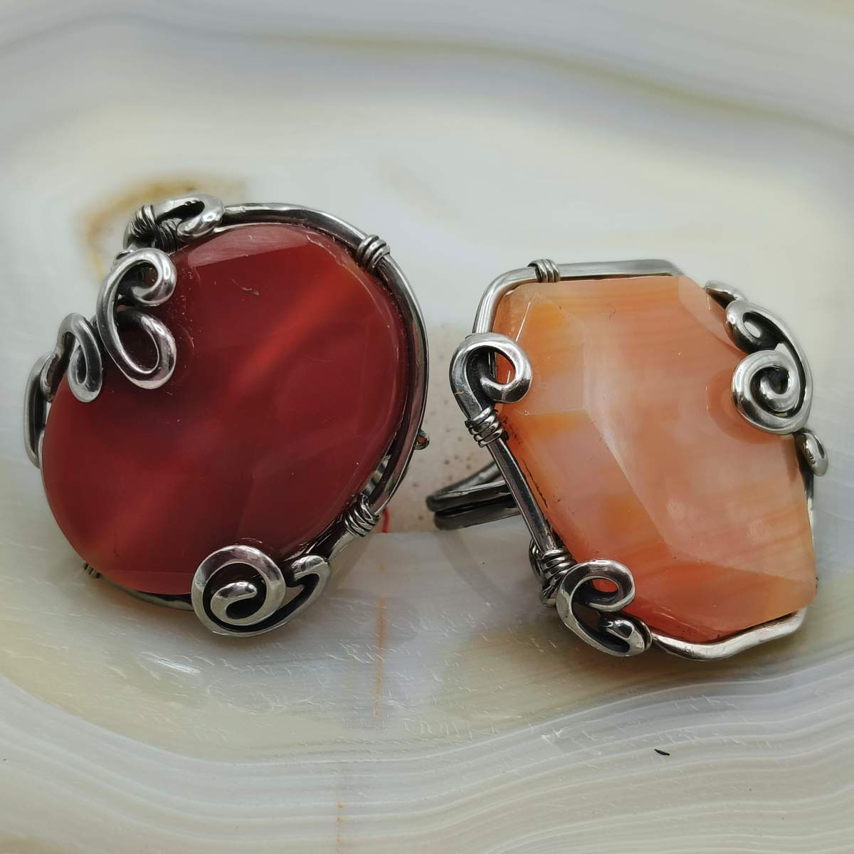 Перстень Сердолік 0900