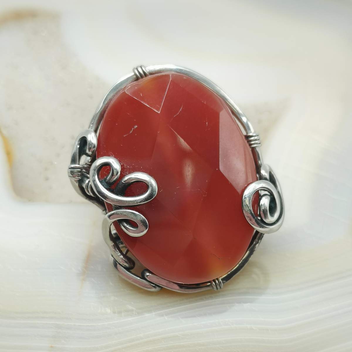 Перстень Сердолік 0900