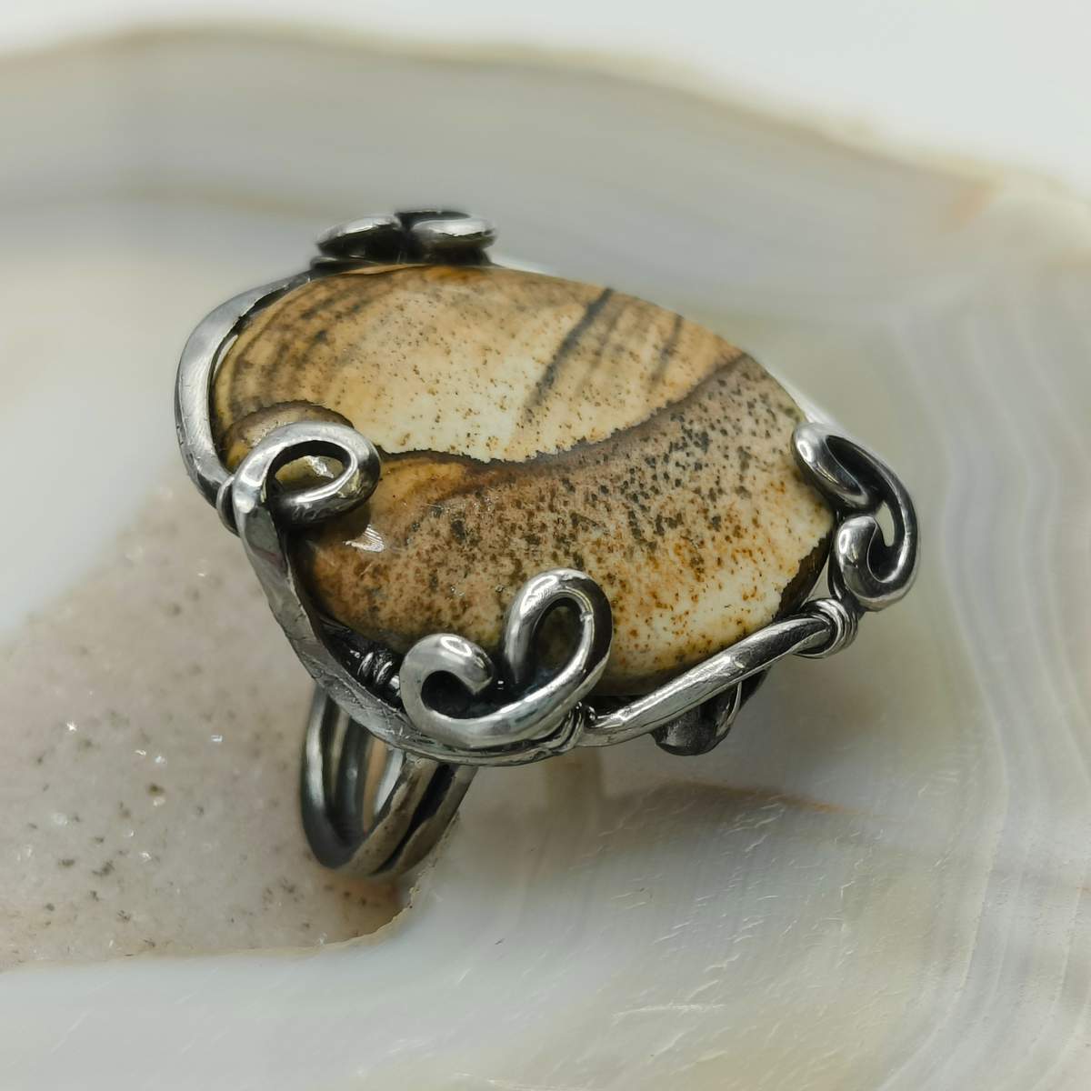 Перстень Яшма 0900