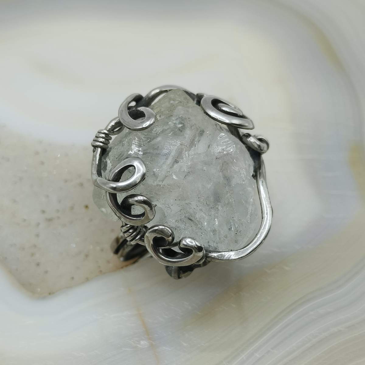 Перстень Гірський кришталь 0900