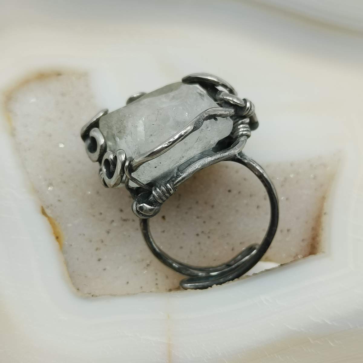 Перстень Гірський кришталь 0900