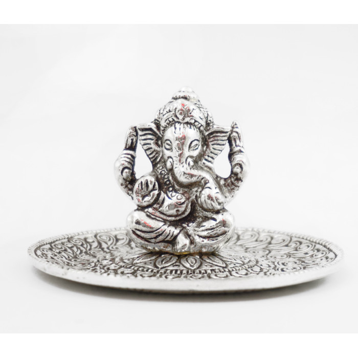 Підставка «Тарілка Ганеш» Білий метал DH-225 0570