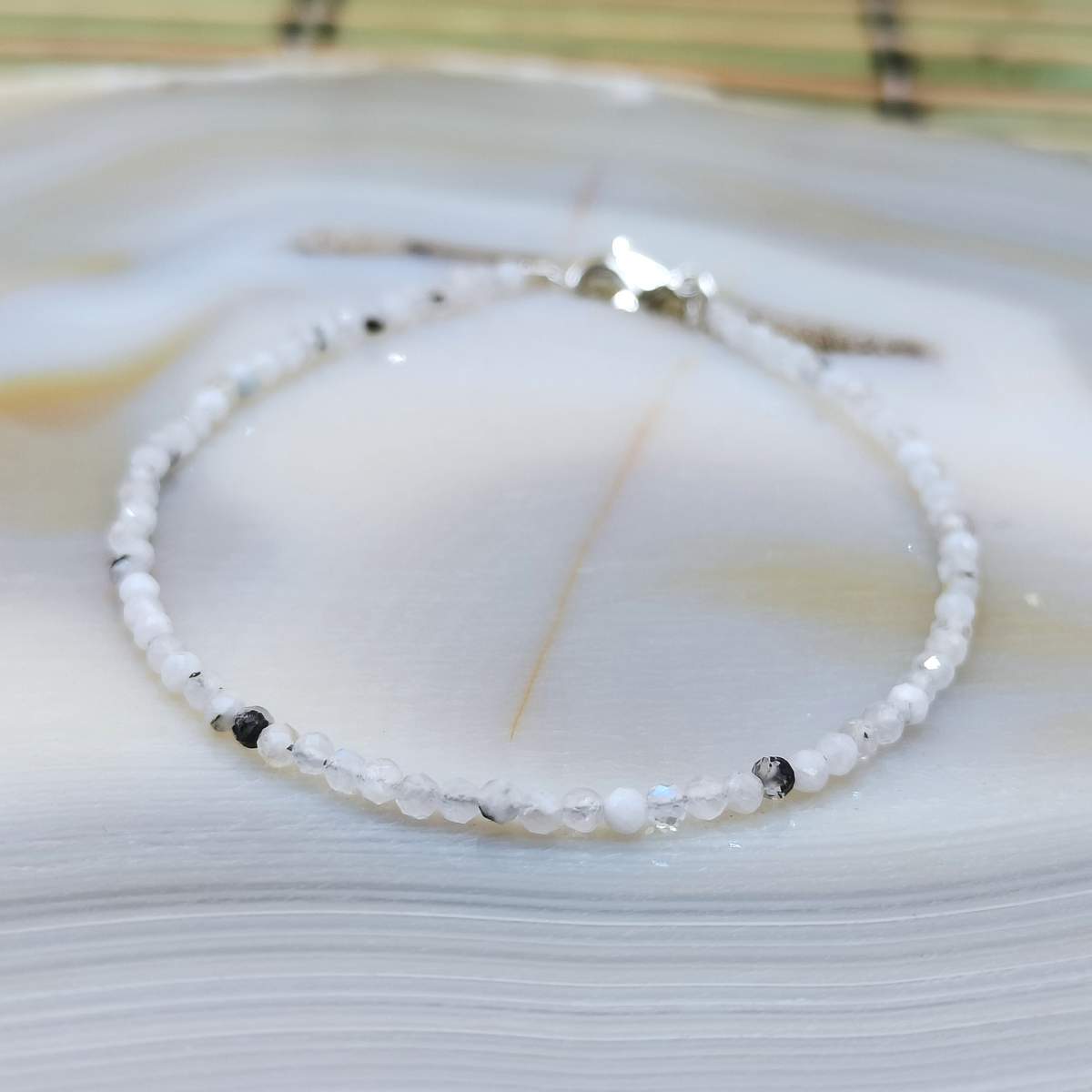 Браслет Місячний /Адуляр/ огранка 2мм 0800