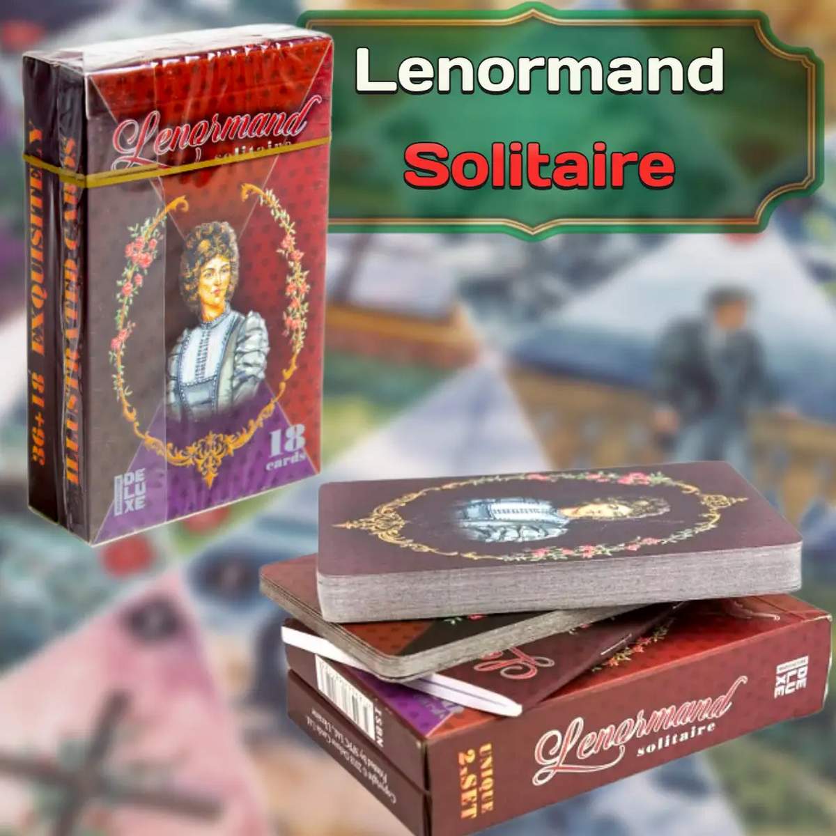 Lenormand Solitaire/ карти+пасьянс/ Deluxe/