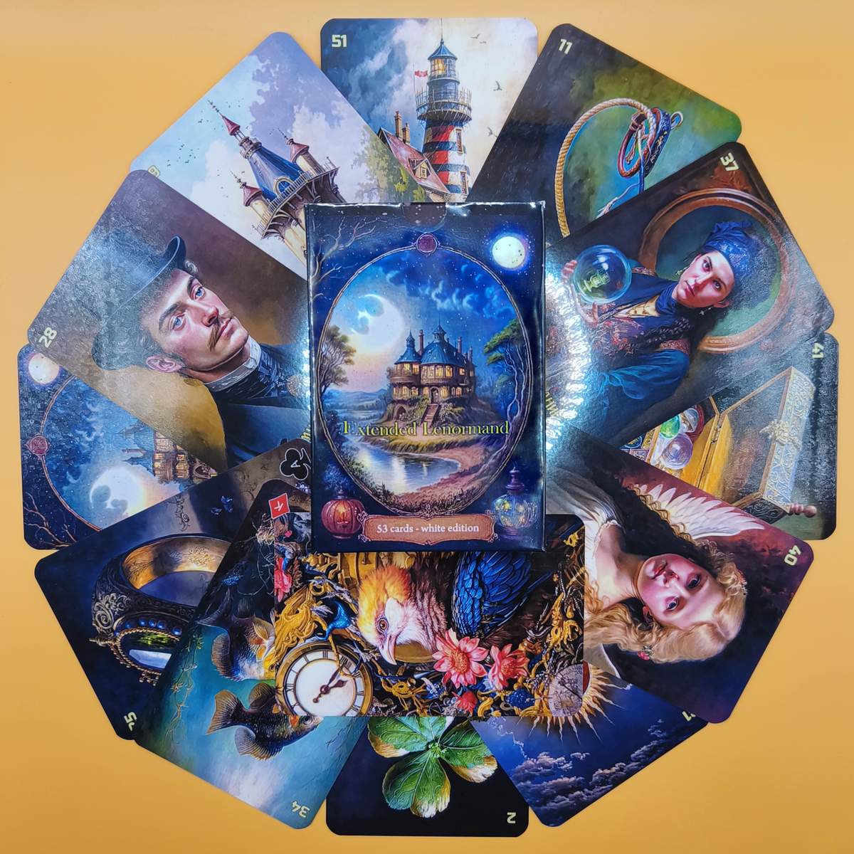 Extended Lenormand / Розширений/  Ламіновані /Україна/