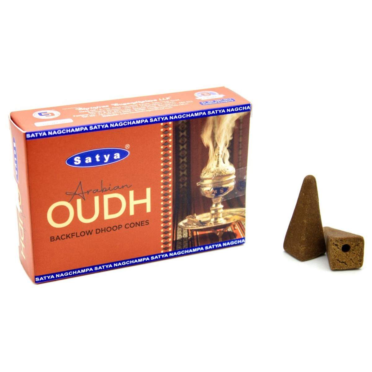 Satya Arabian OUDH backflow dhoop cones 0120