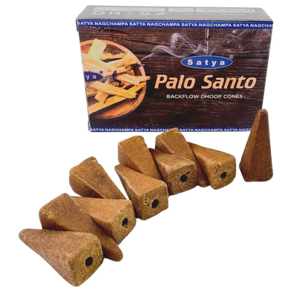 Satya Palo Santo backflow dhoop cones 0120