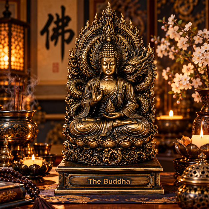 Статуетка вівтарна Будда DKA-ST-Buddha 16cm 03000