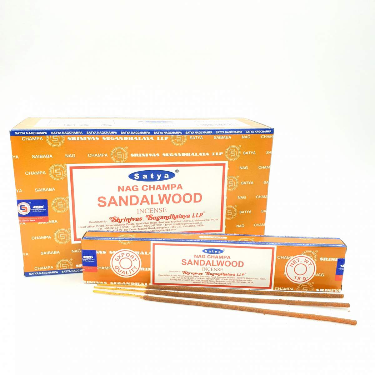 Nag Champa SANDALWOOD Satya 15g